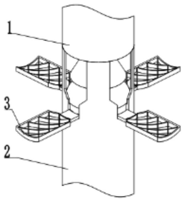 Grid wing, novel rocket interstage section structure and application