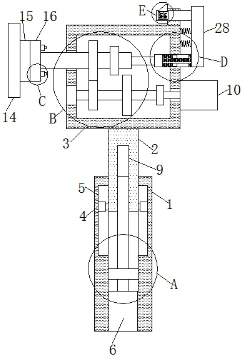 A hand-held metal surface treatment device with a multi-speed adjustment mechanism