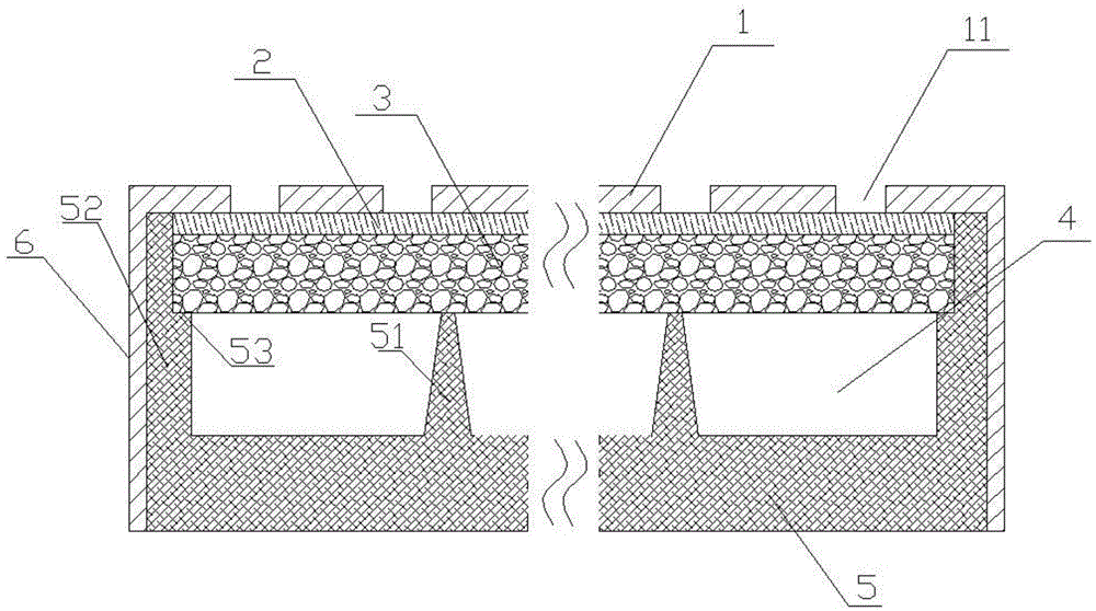 Sound absorbing device used for U-beam composite structure of light rail