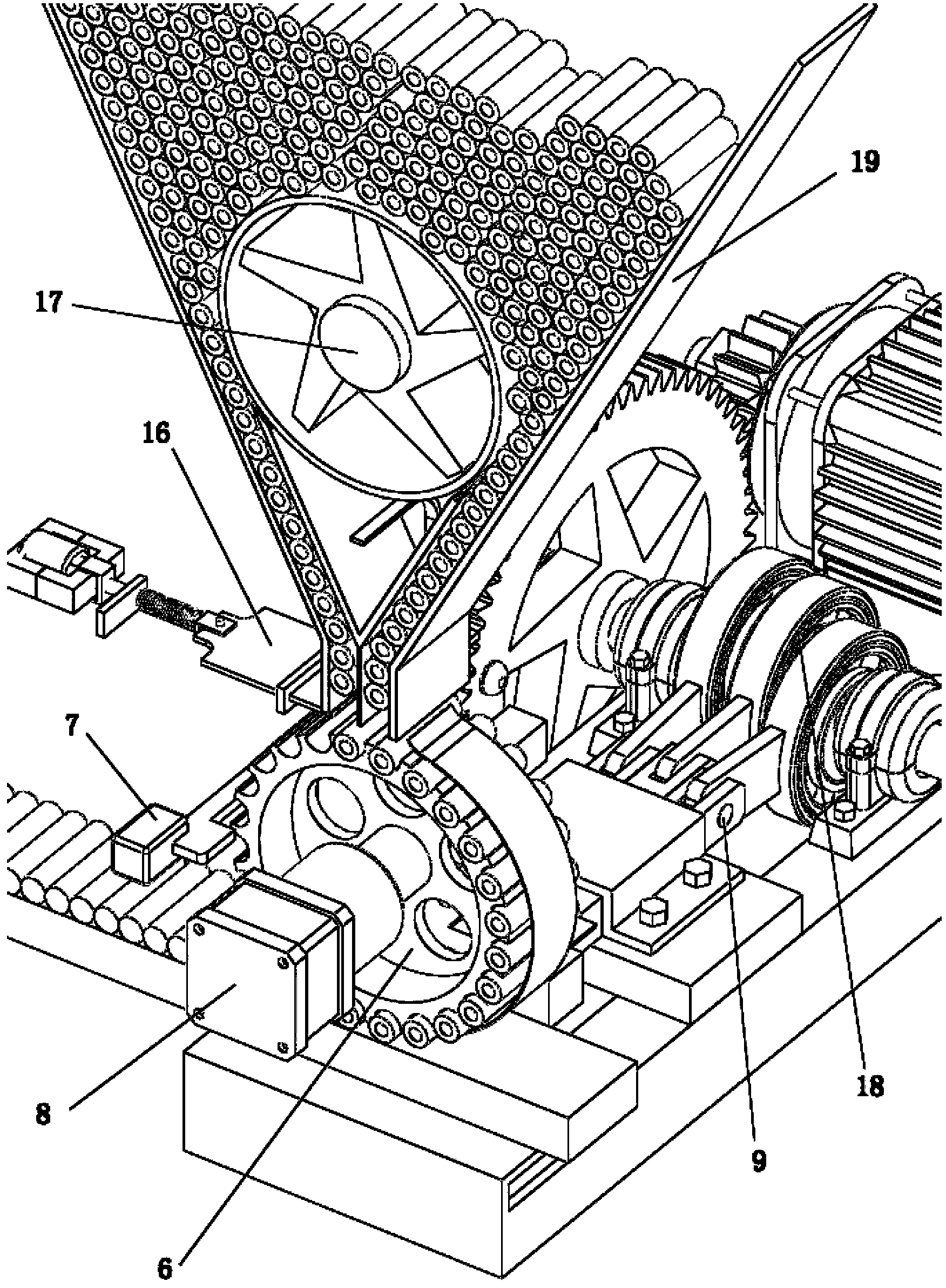 Numerical control tail-sealing machine