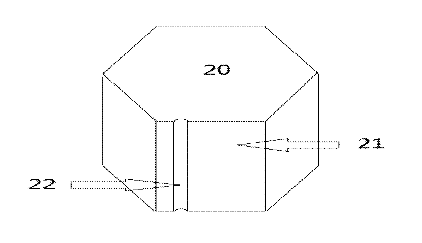 Methods of fabricating polygon-sectional rodlike ingot and substrate with orientation marker or rounded corners, rodlike ingot and substrate