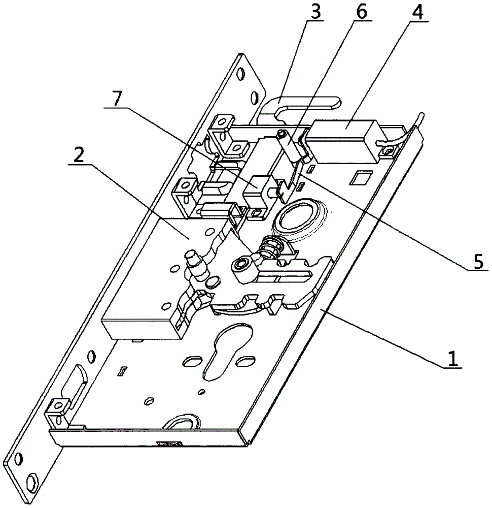 Mechanism capable of controlling lock core shifting movable piece to perform reciprocating motion
