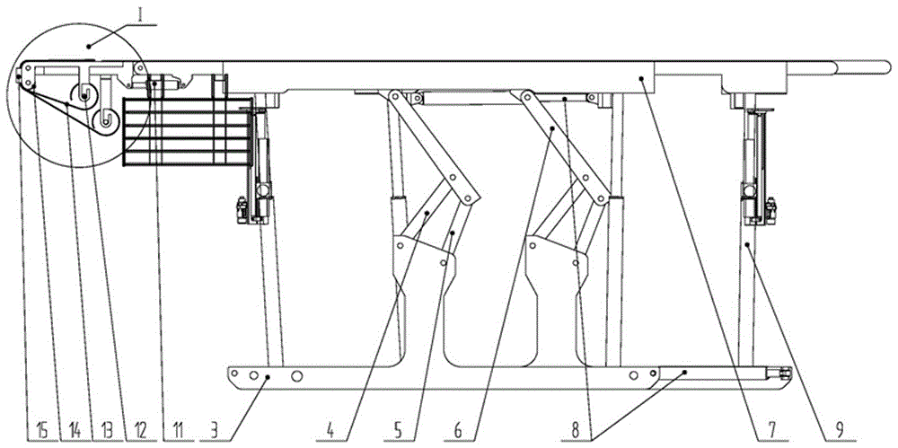 Temporary support bracket for automatic laying and stepping of fully mechanized excavation face
