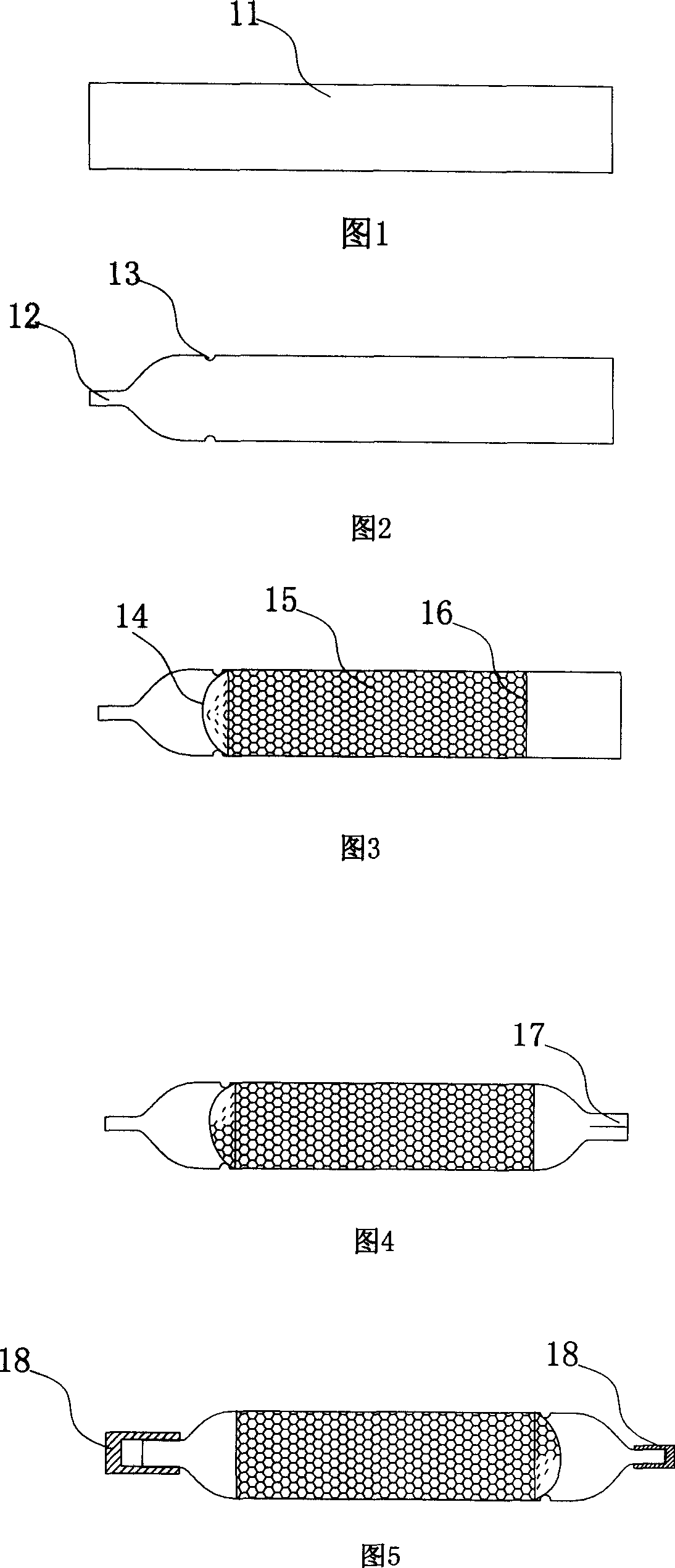 Manufacturing method of iron drierfilter
