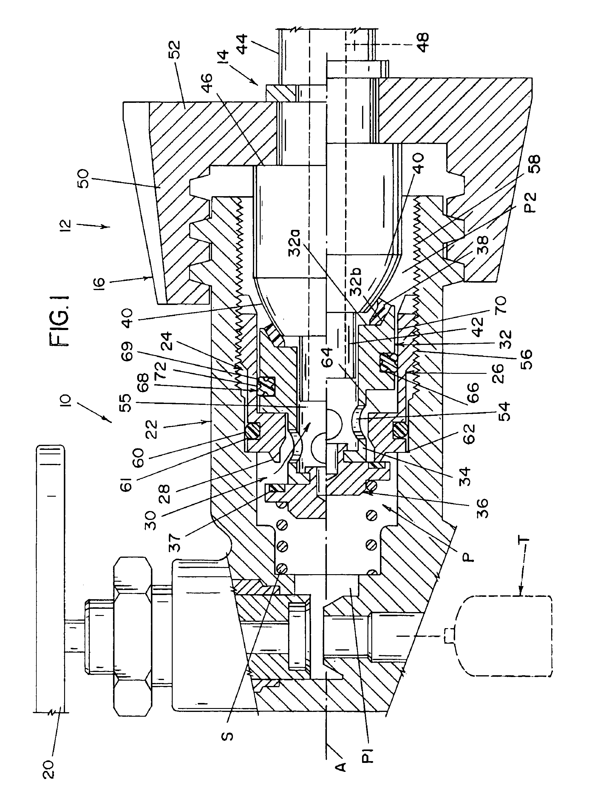 Cylinder valve insert