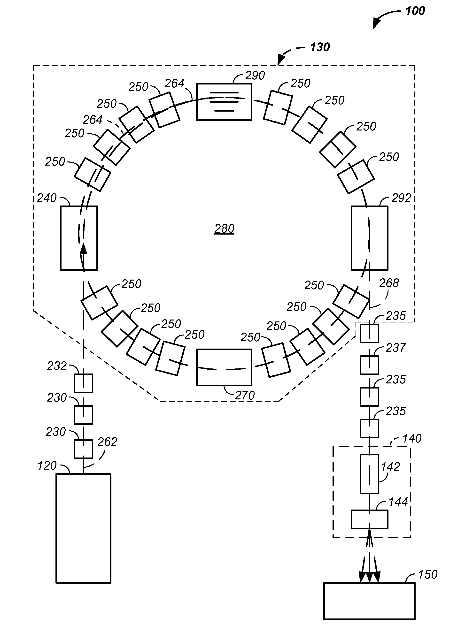 Charged particle cancer therapy patient positioning method and apparatus