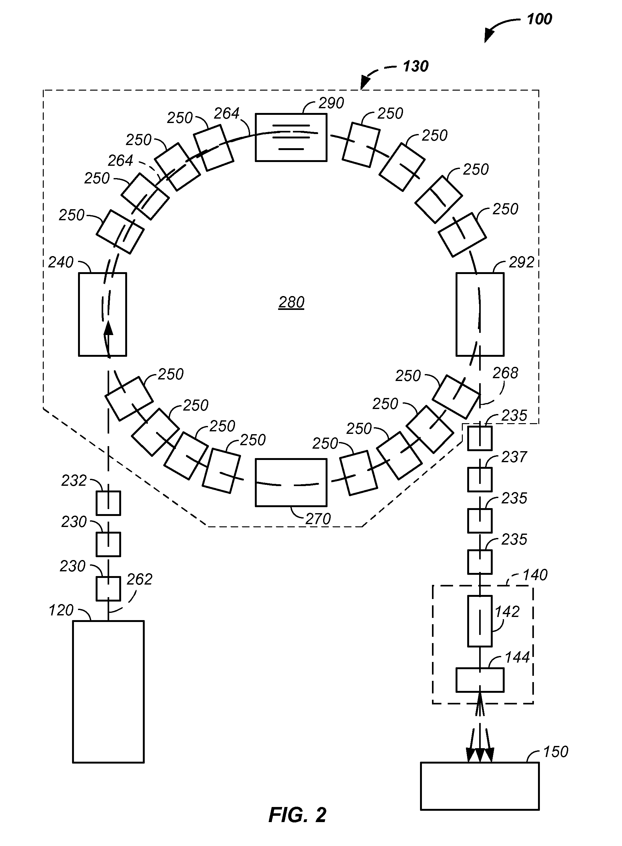 Charged particle cancer therapy patient positioning method and apparatus