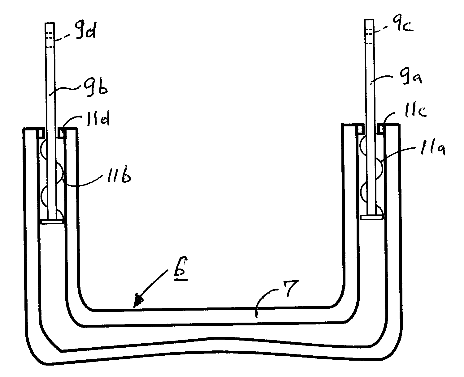 Portable non-contact tonometer and method of determining intra-ocular pressure using such