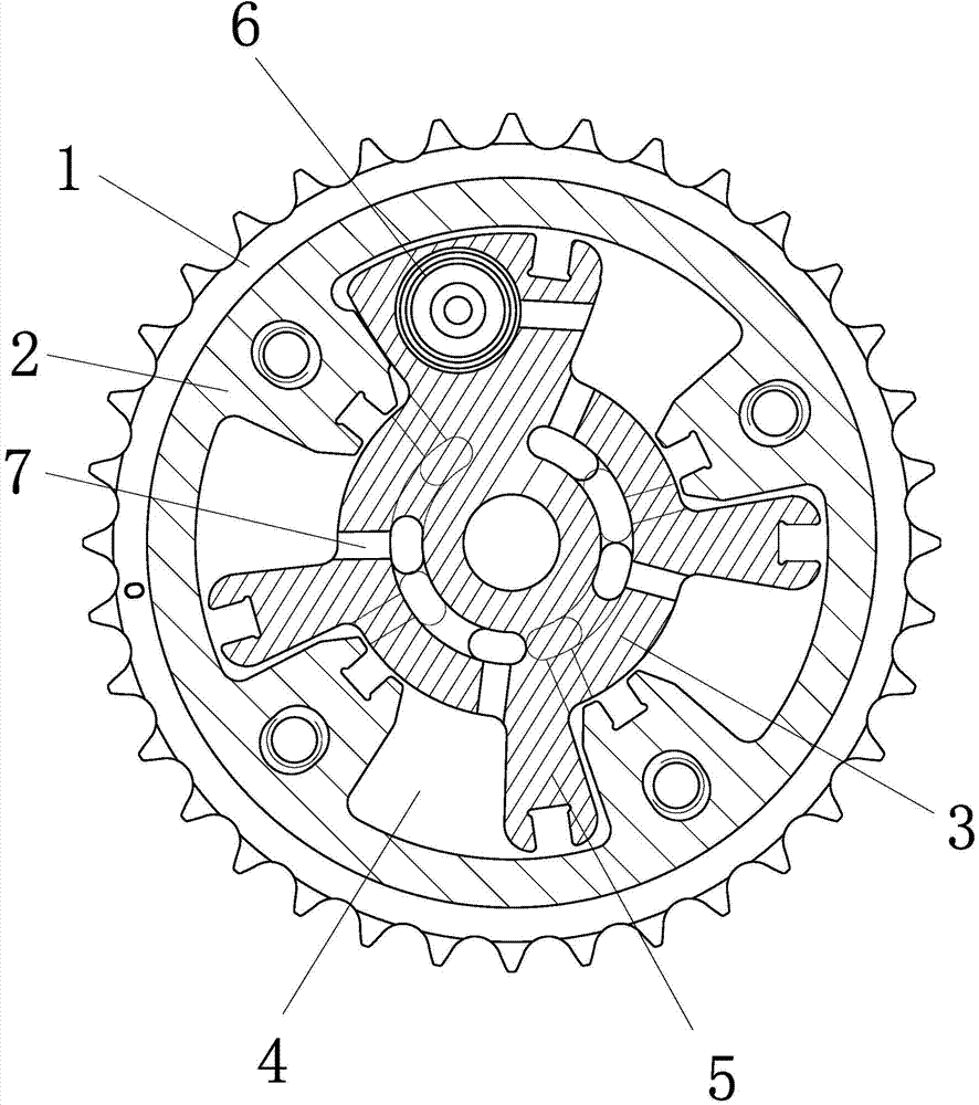 Variable valve timing mechanism with middle locking function