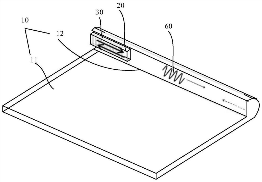 Key module, electronic equipment and key operation identification method