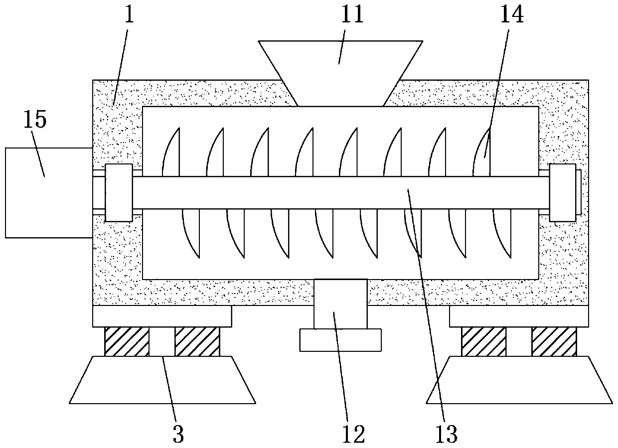 Polyester waste silk recycling and purifying device and recycling process thereof