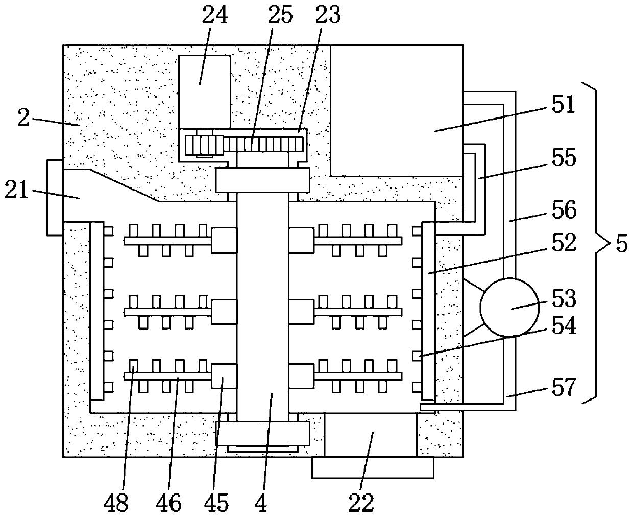 Polyester waste silk recycling and purifying device and recycling process thereof