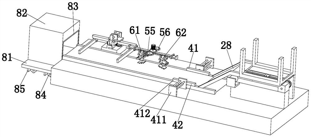 An aluminum alloy door and window spraying device