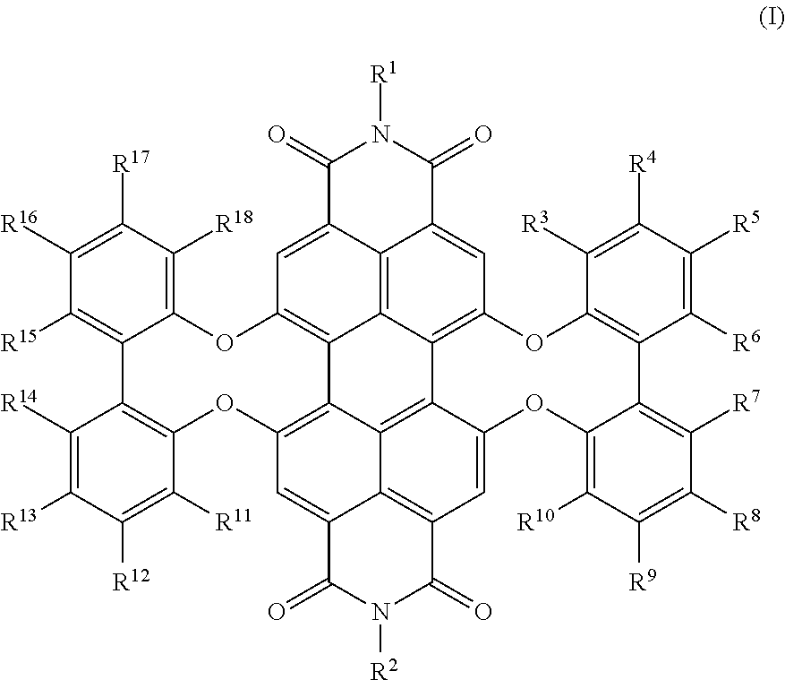 Perylene bisimides with rigid 2,2'-biphenoxy bridges