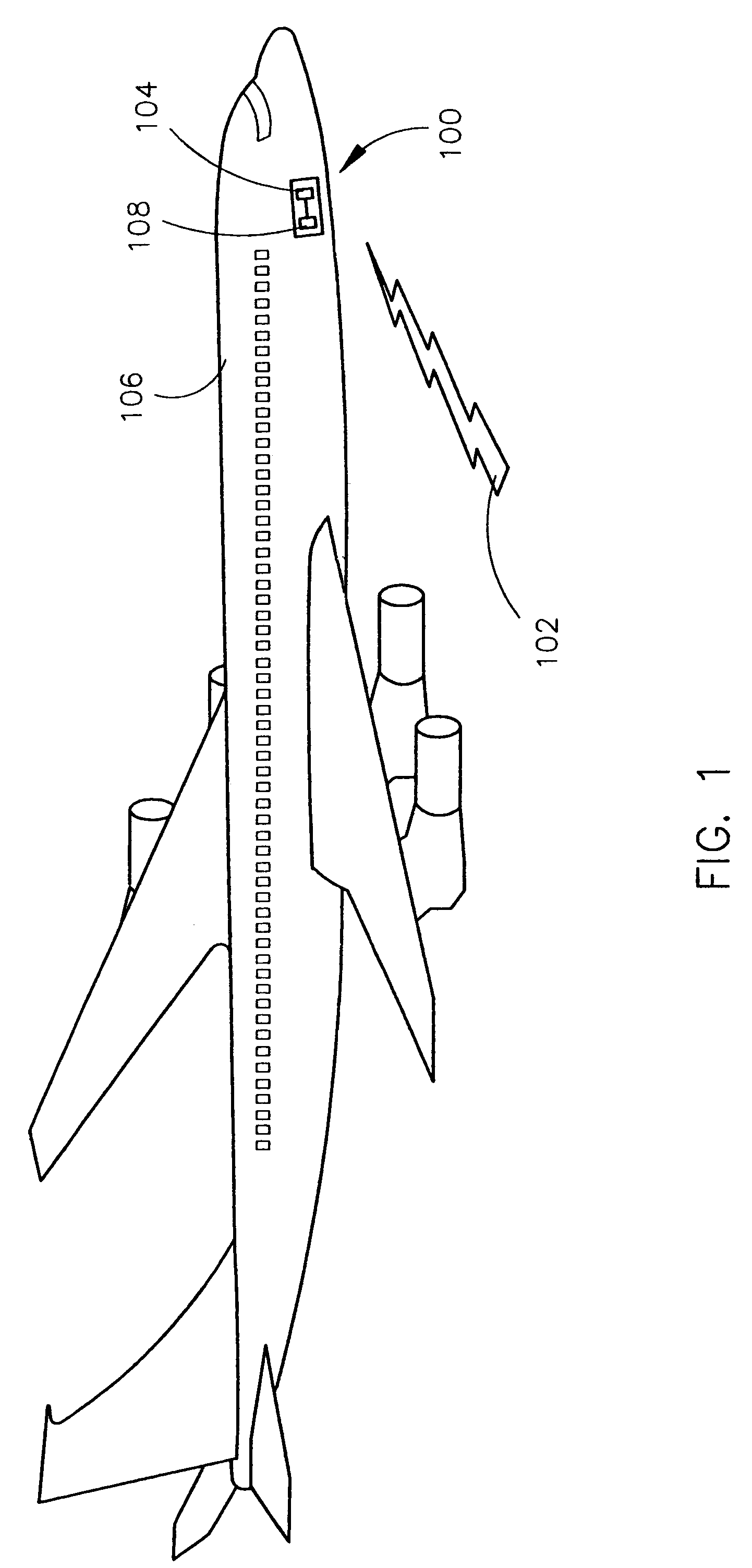 Centralized HIRF detection system