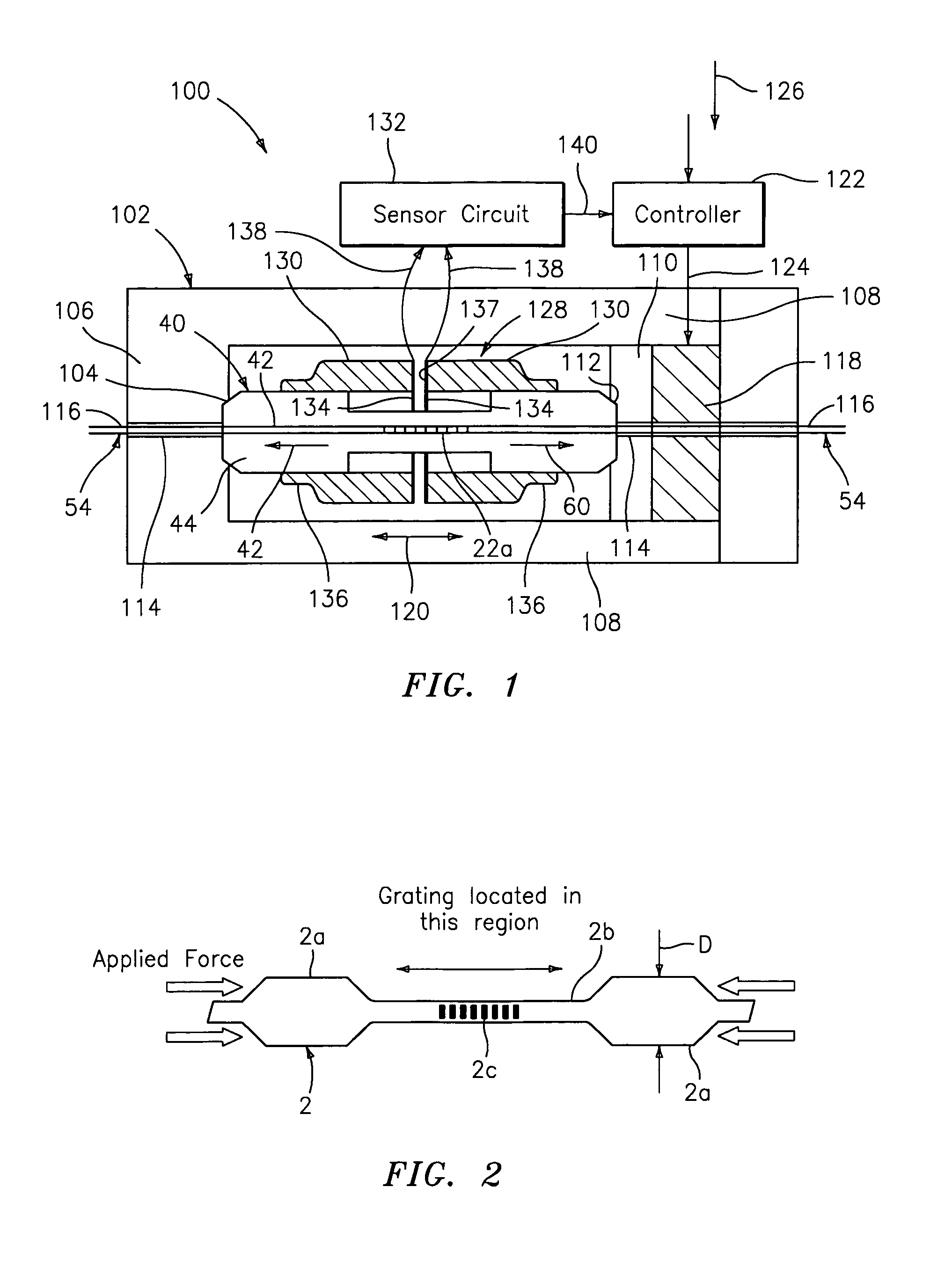 Tunable optical filter having large diameter optical waveguide with bragg grating and being configured for reducing the bulk modulus of compressibility thereof