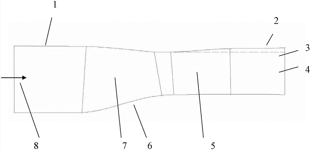 Aerodynamic design method of subsonic adsorption type axial compressor