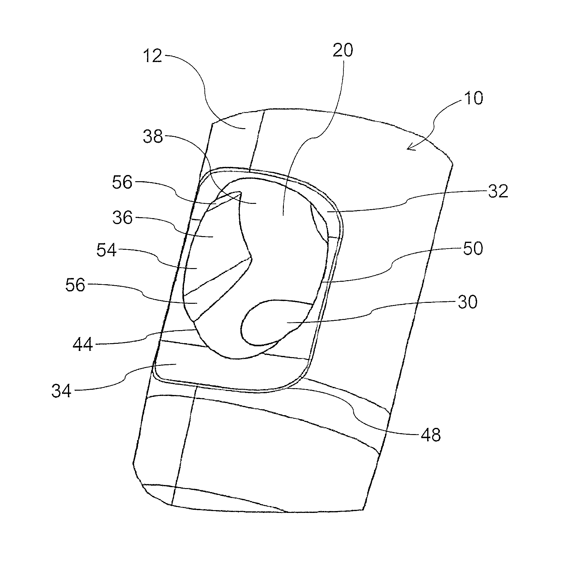 Intramedullary nail and implant system comprising the nail