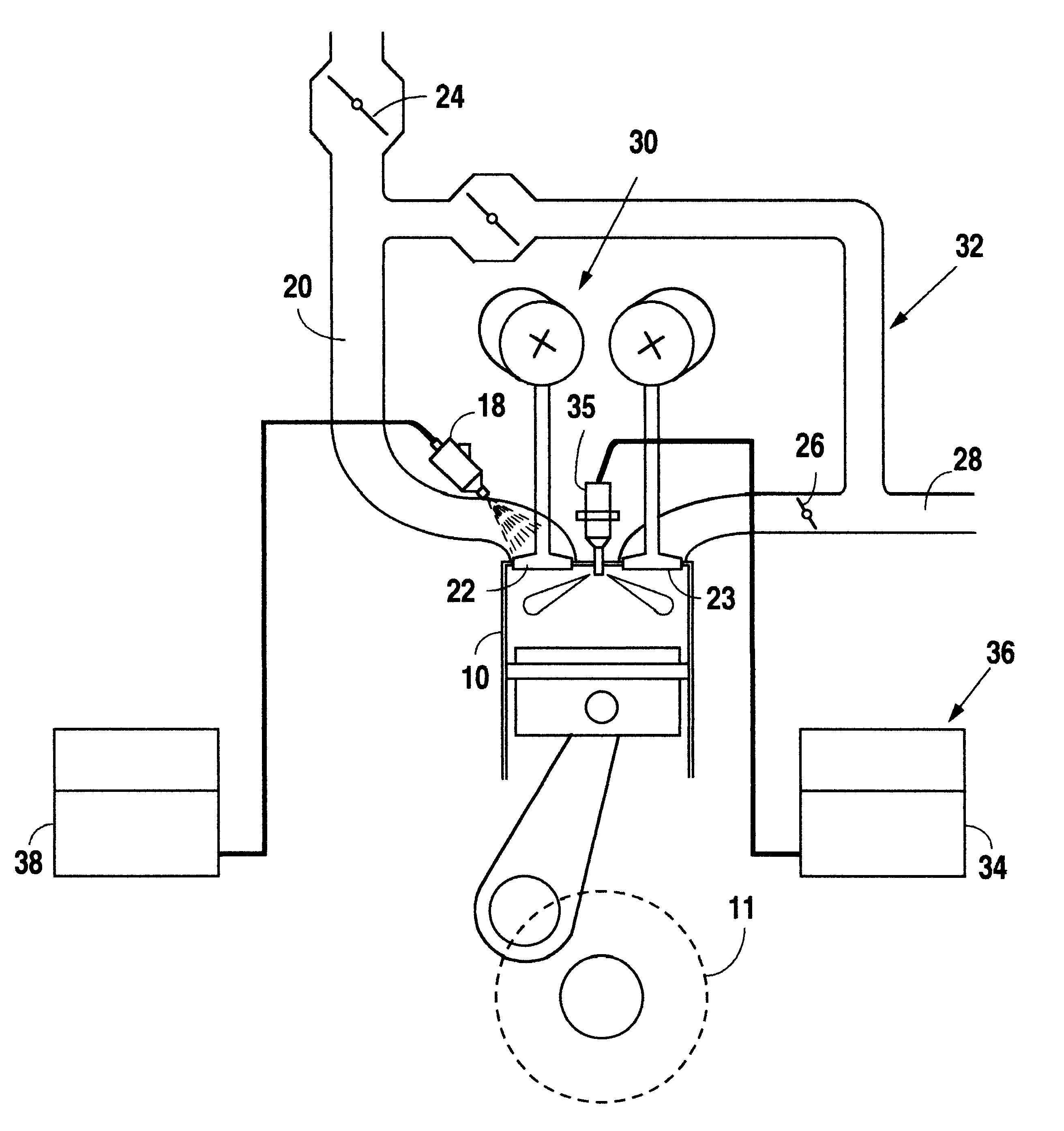 Method and apparatus for operating a diesel engine under stoichiometric or slightly fuel-rich conditions