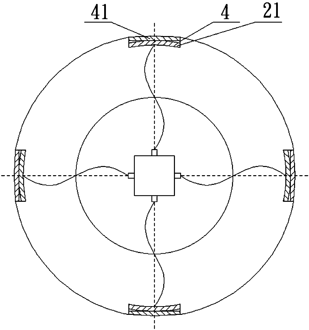 High-overload-resistant aircraft lateral deviation correction system