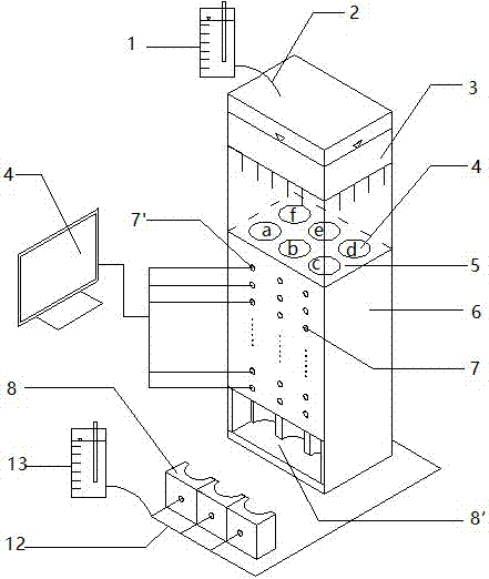 Multifunctional soil column simulation integration device for continuous monitoring