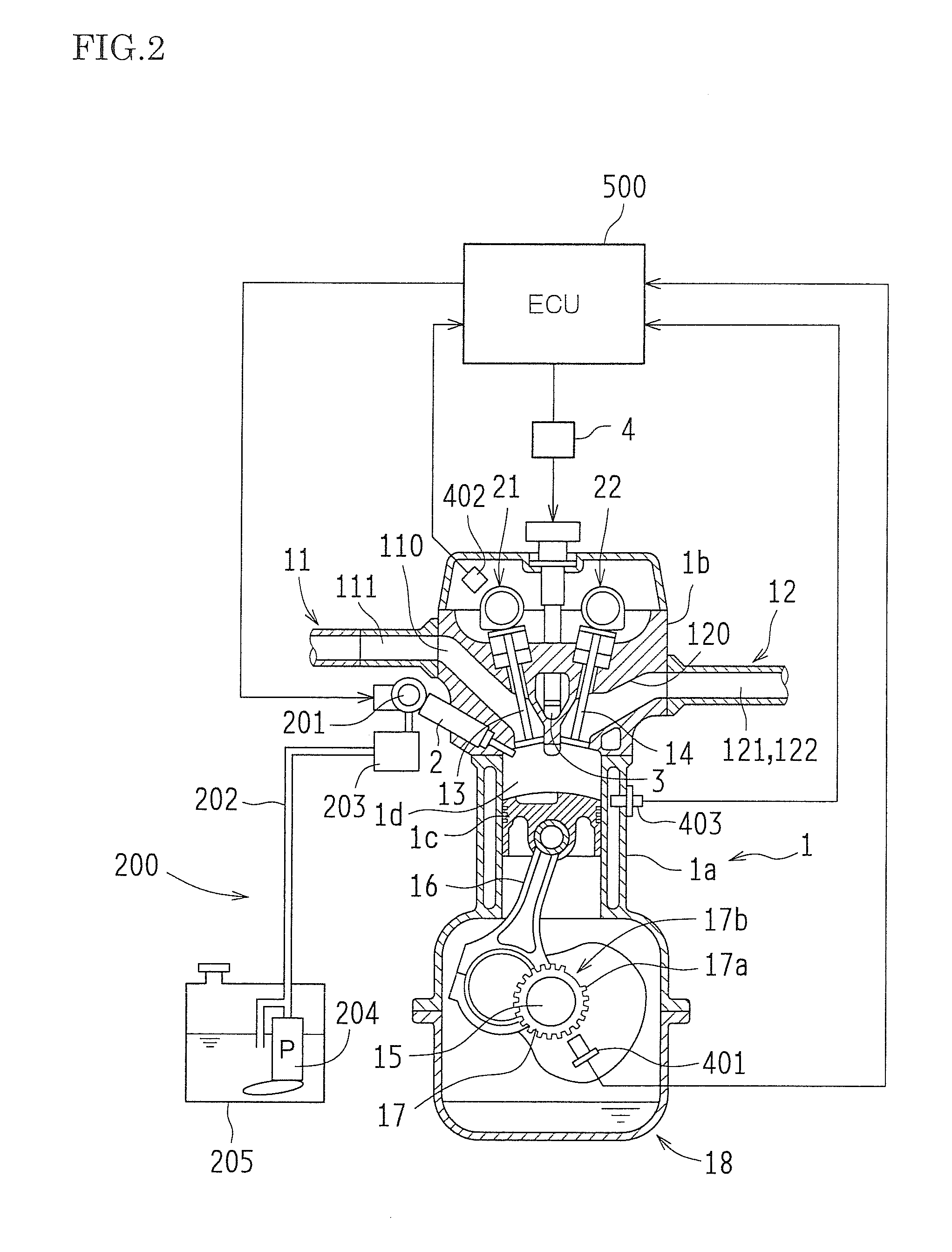 Supercharger-equipped internal combustion engine