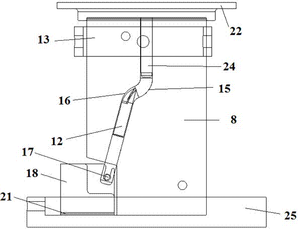 A push-bending forming device and method for continuous reverse-bending aluminum alloy pipe fittings
