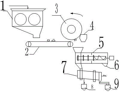 Refined classification system and treatment method of domestic waste