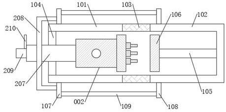 Mold for bending and forming thick glass tube and using method thereof