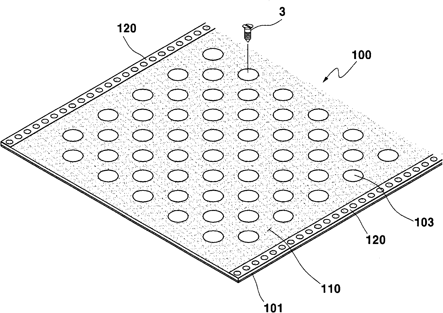 Plate heating element having structure easing contact construction
