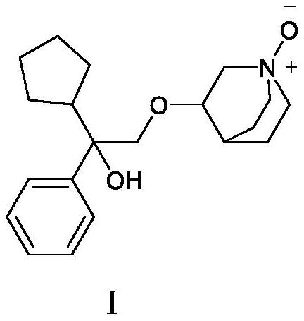 A kind of penehyclidine hydrochloride impurity and preparation method thereof