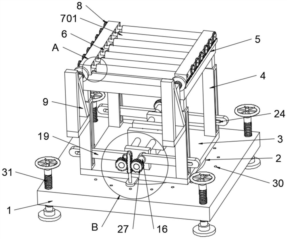 Rotary roller elevator capable of achieving stable transmission
