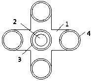 Sucker-type umbilical hernia nursing paster