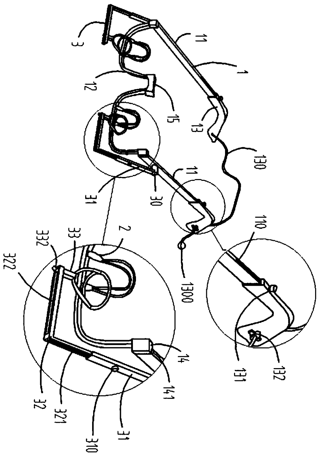 Auxiliary device for subconjunctival injection