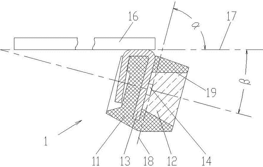 Lamp bar using bent pin LED lamp declination and display screen