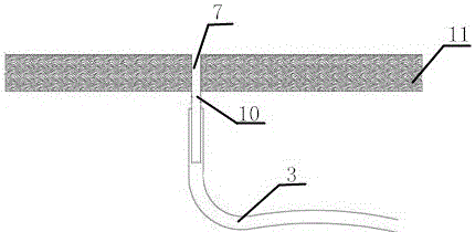 Carbon dioxide labeled ventilation and air change measuring device outside building