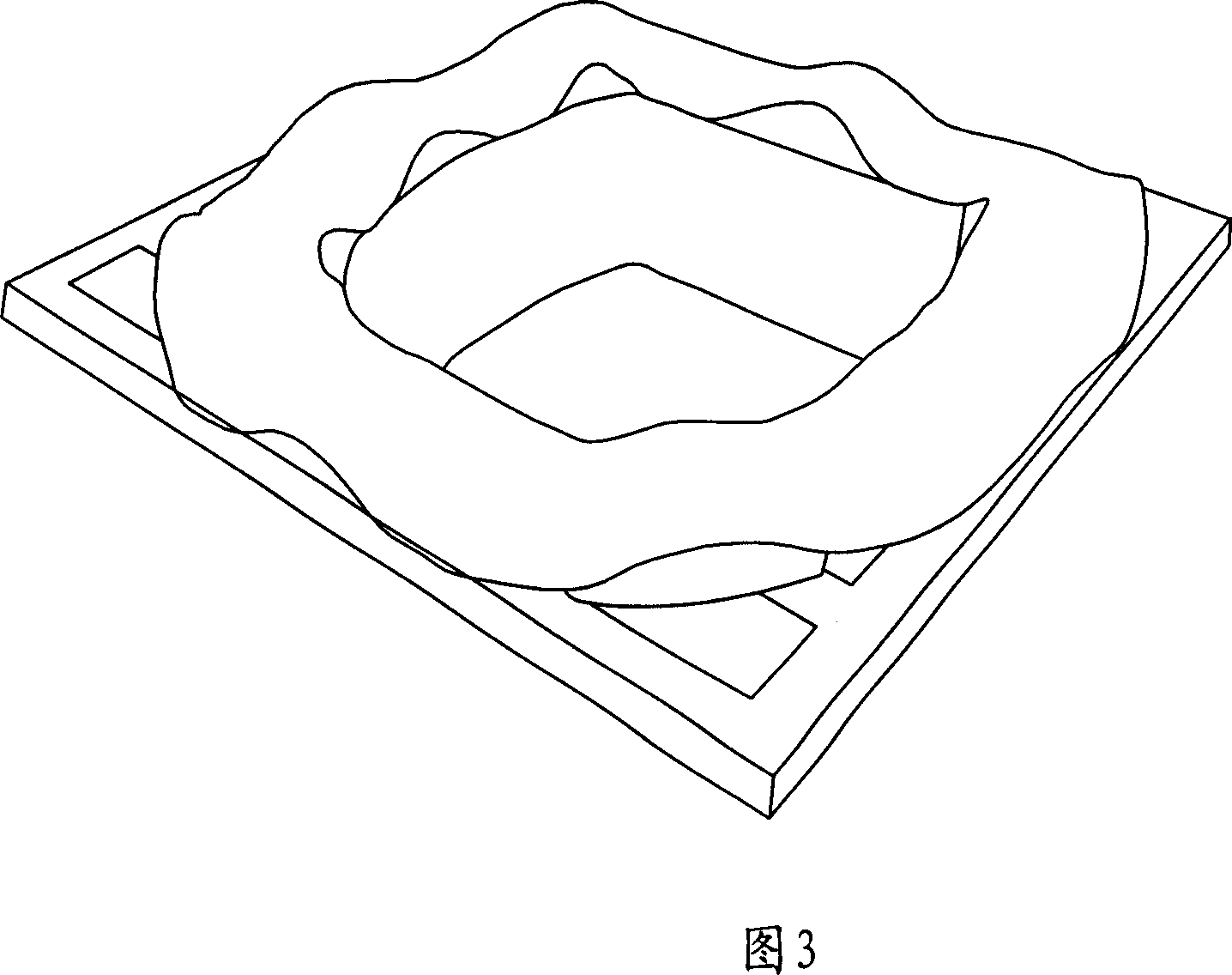 Glass footbath and making method thereof