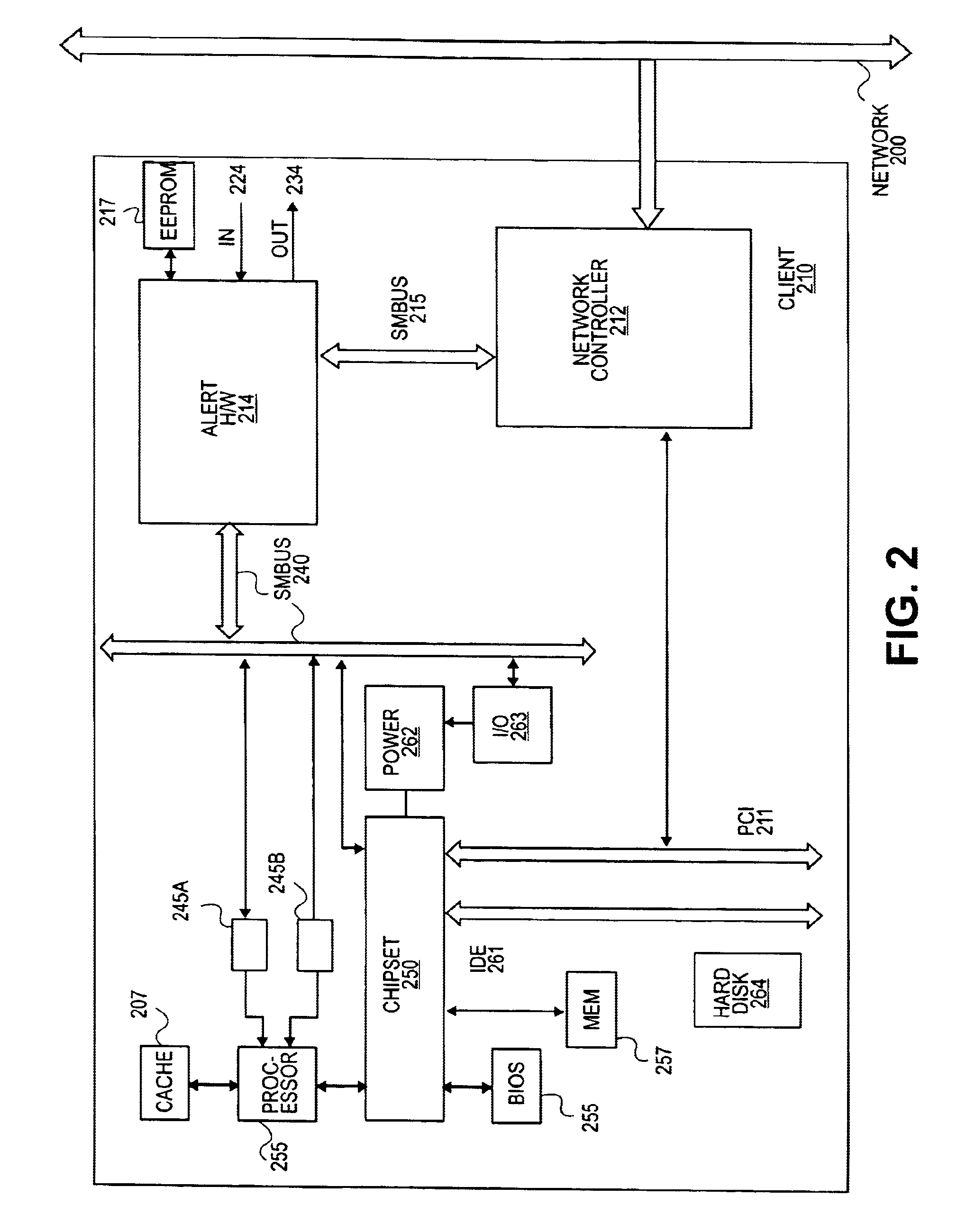Method and apparatus for dynamic network configuration of an alert-based client