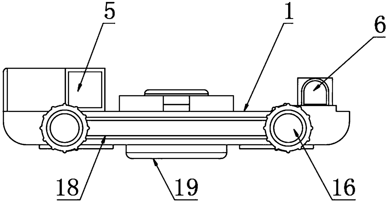 Magnetic-type wall-climbing robot for assisting in cleaning