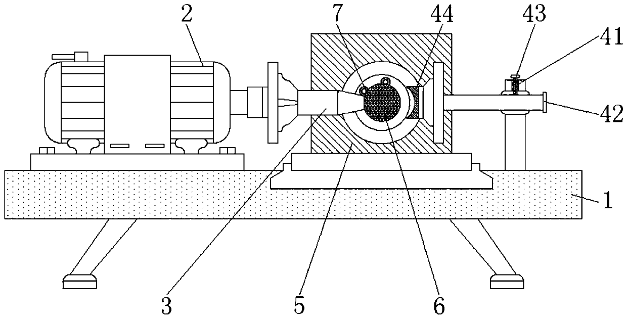 Metal part cutting device