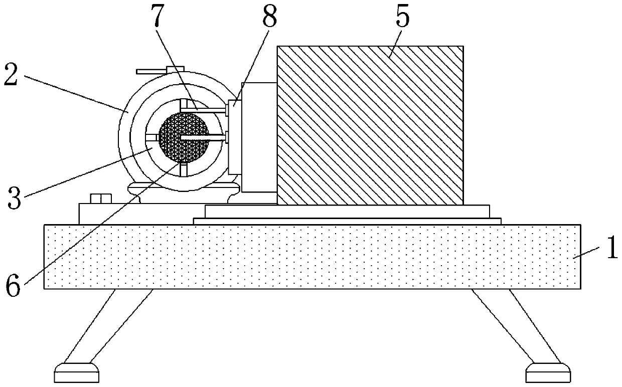 Metal part cutting device