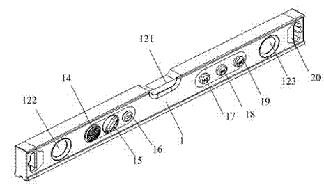 Level bar with hinting function