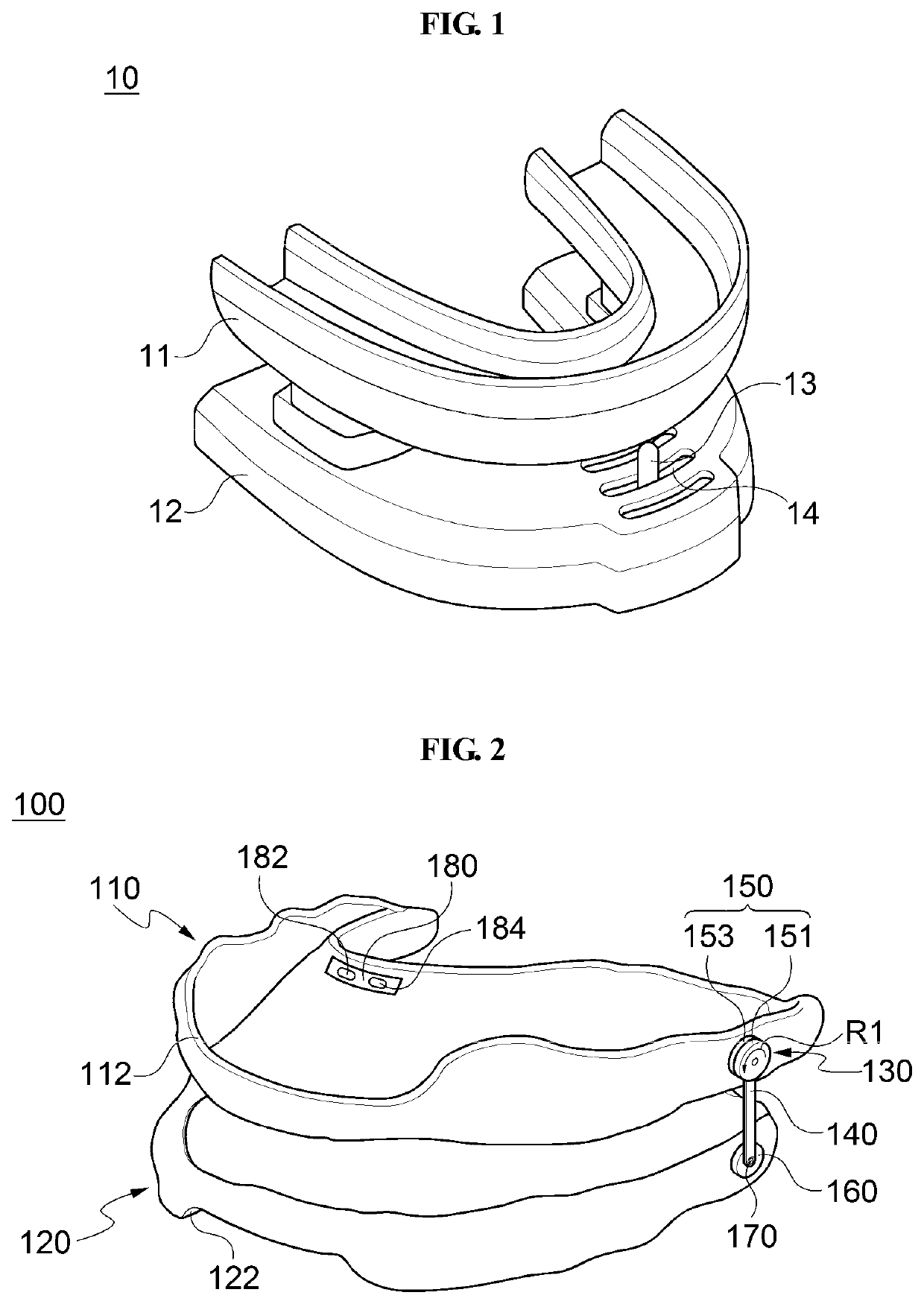 Device for moving lower jaw forward