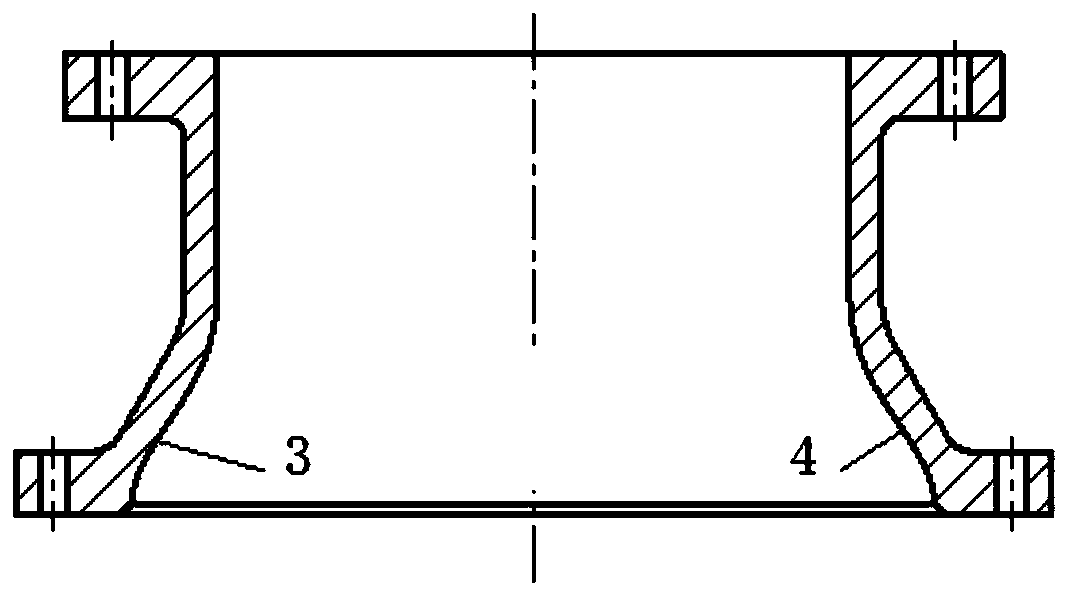 Rectangular combustion chamber air inlet rectifying device