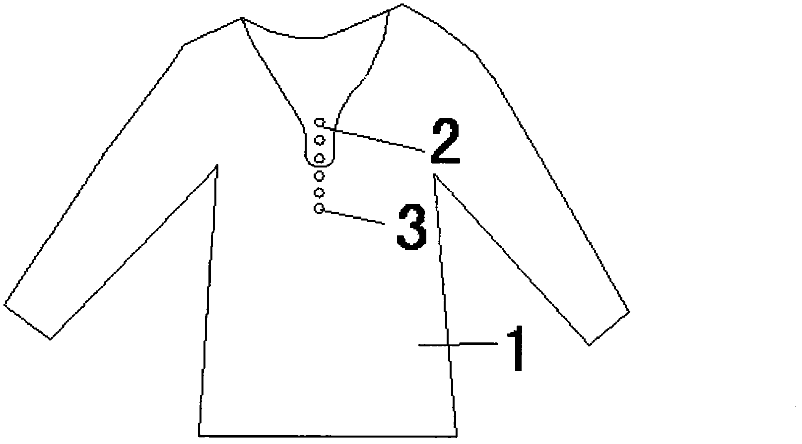 Long sleeve without being ironed frequently