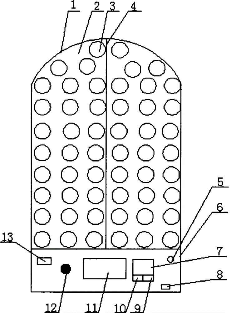 Electronic acupuncture therapeutic instrument