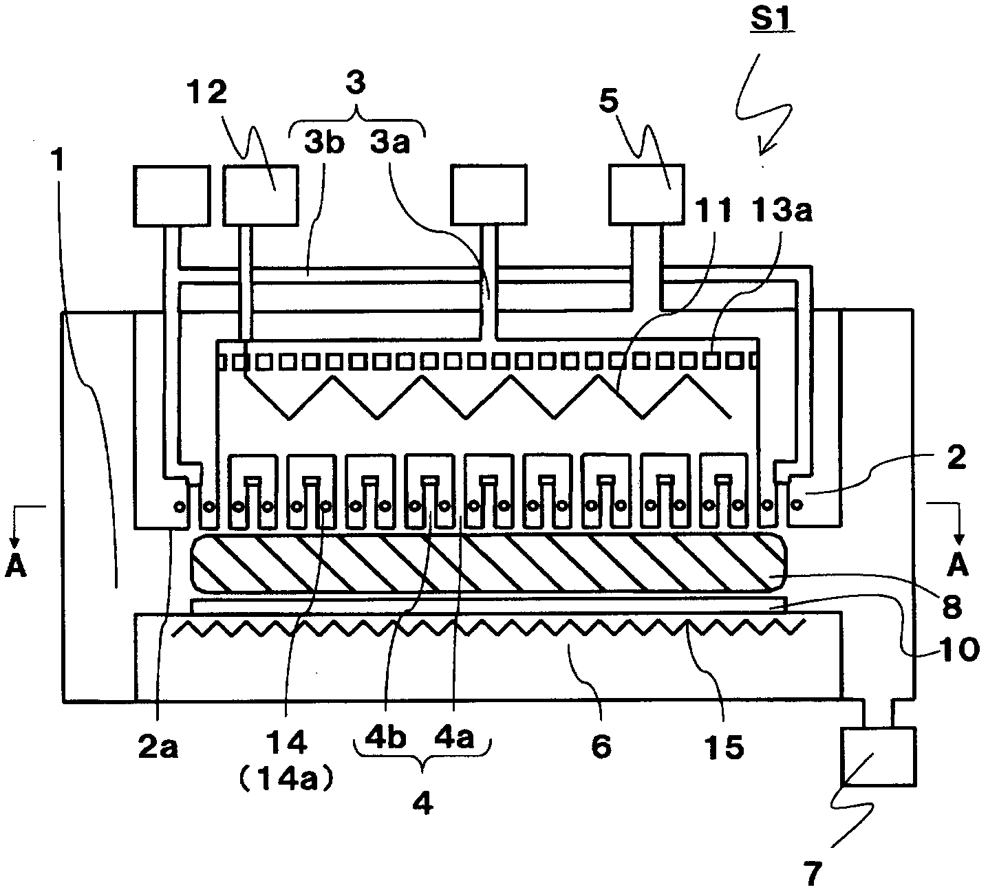 Deposited film formation device and deposited film formation method