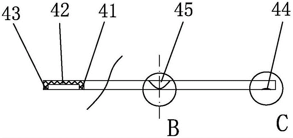 High-temperature heat radiation and gas guide bearing