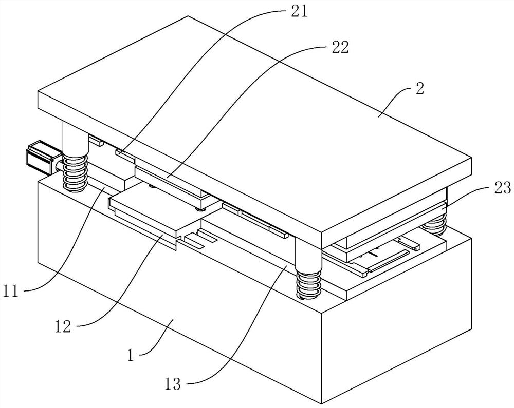 A continuous stamping die for winding stator core