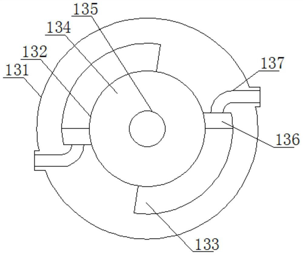Speed reduction buffer type rotating shaft connecting device
